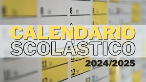 Calendario scolastico 2024-25