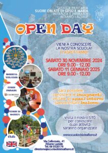 OPEN DAY 30 NOVEMBRE 24-11 GENNAIO 25